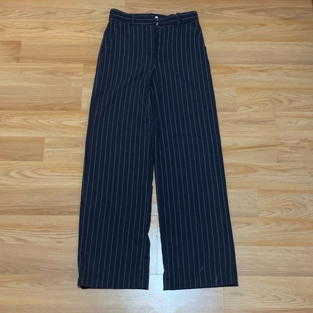 Blue stripped slacks